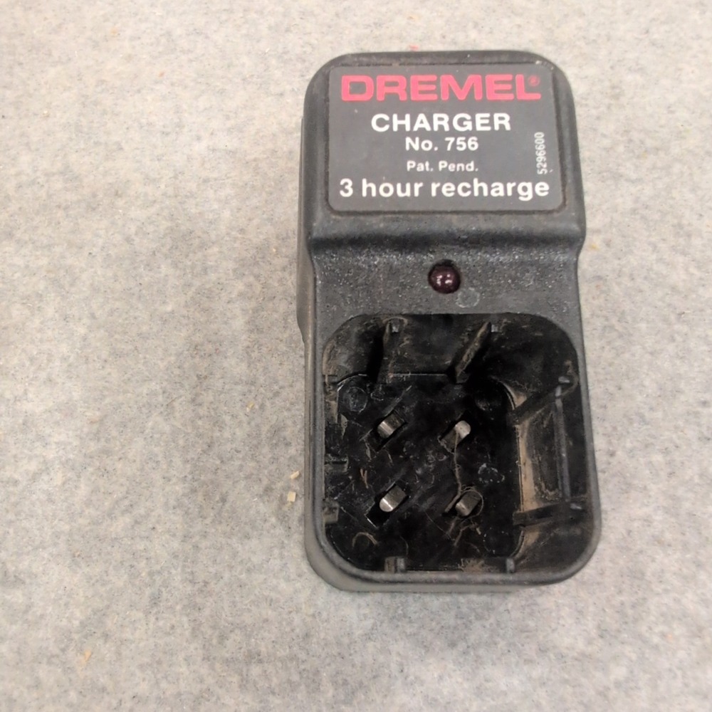 Dremel No. 756 Battery Charger 3 Hour Recharge 6V DC 200mA Black NA308